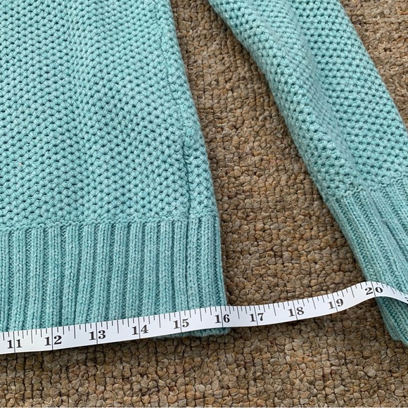 Merona Knit Light Teal Sweater Size X-Small - Picture 6 of 8
